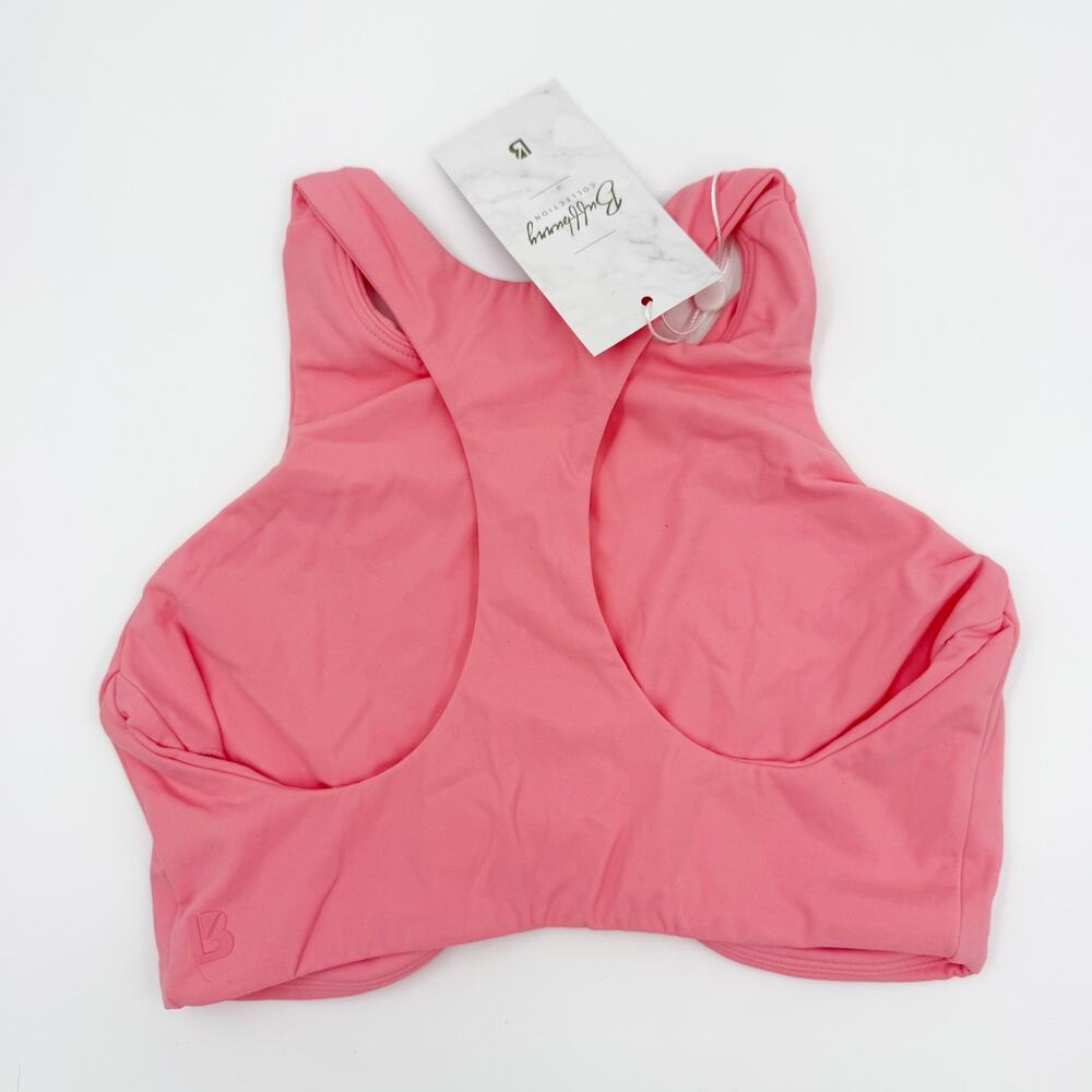 BuffBunny Curve Sports Bra - Guava  Light Support Size Large - Picture 5 of 6